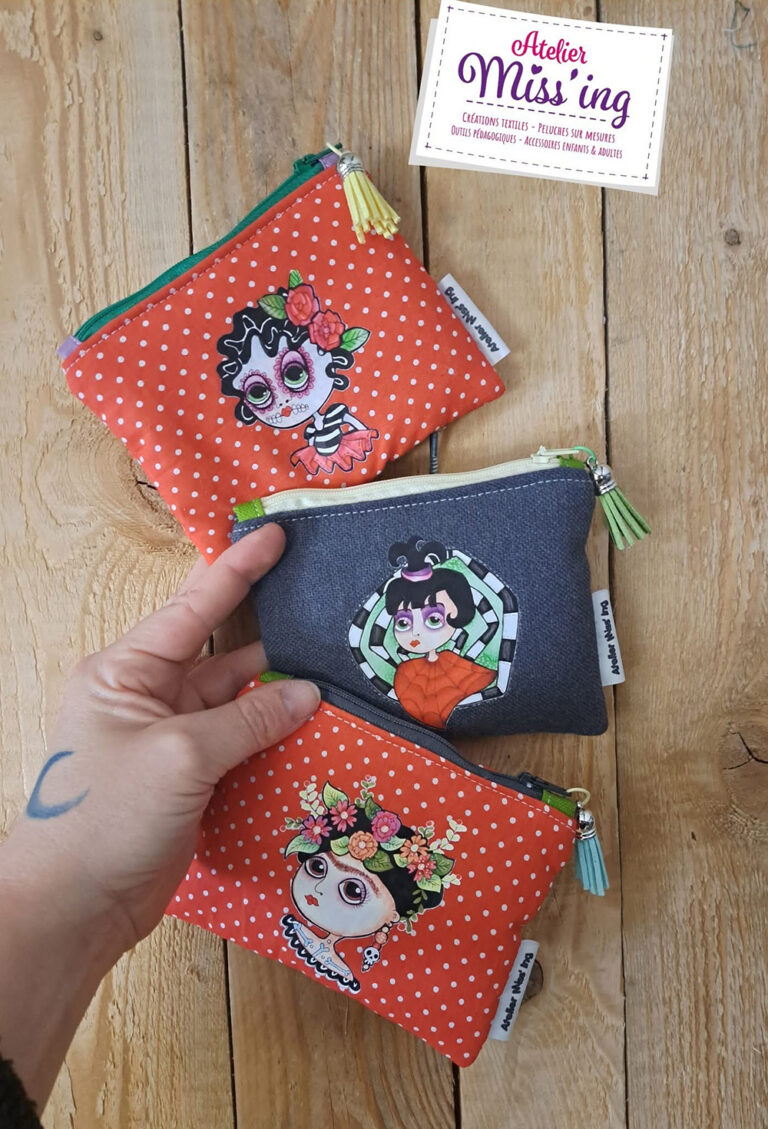 Porte-monnaie illustrés